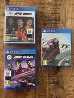 PS4 Spiele F1 23, F1 24, TT Ride on the Edge
