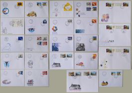 Alle FDC Frei-, Europa- und Werbemarken Schweiz 1999