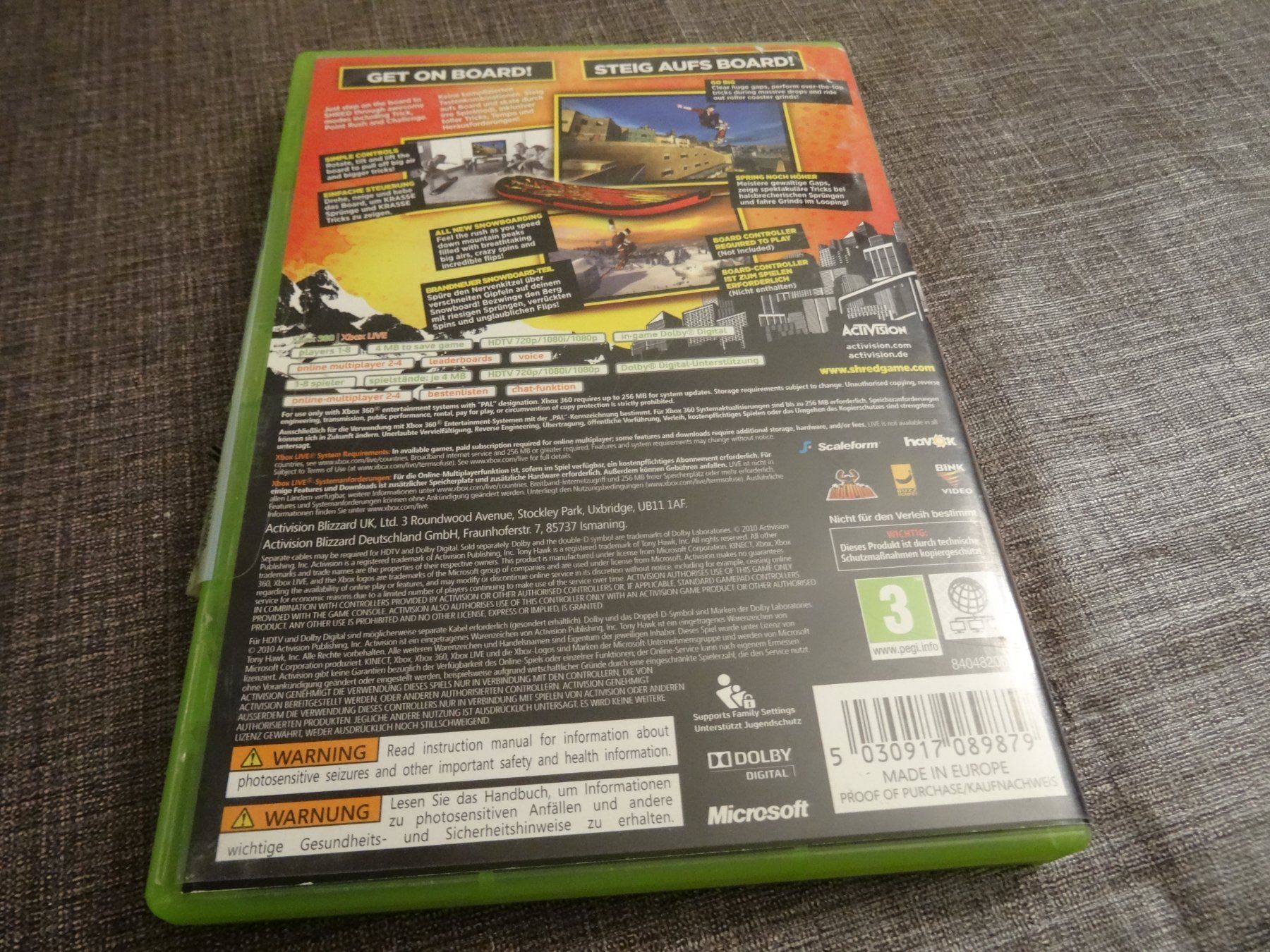 Microsoft Jeux: XBOX 360 Tony Hawk Shred – D'occasion à Olten par Disc-Ausverkauf 2