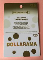 DOLLARAMA Geschenkkarten  ohne Guthaben und für Sammler 