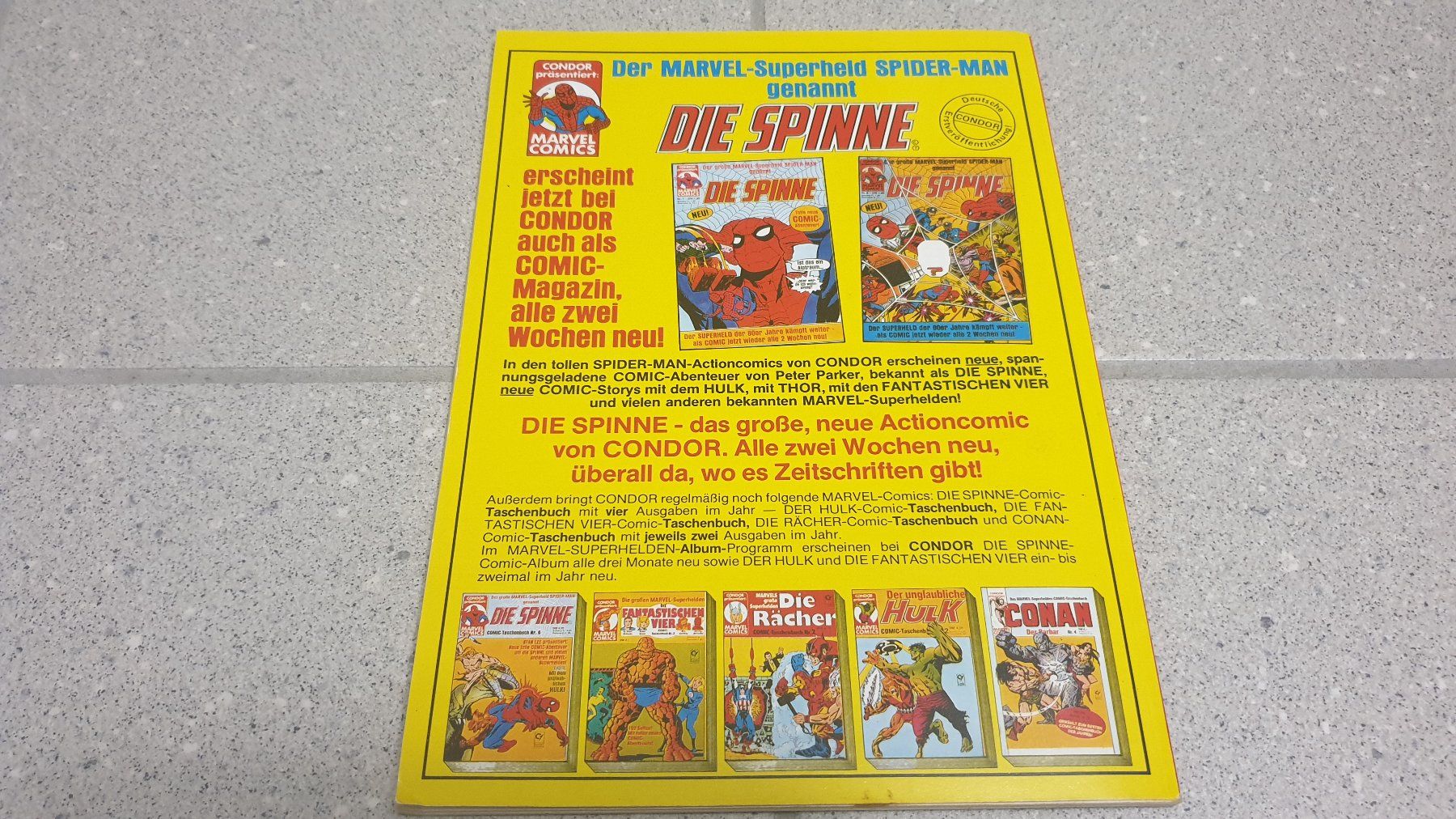 Fumetti: Die Spinne - COMIC-Album Nr 6 – Usato da Stäfa venduto da Supertramp73 1