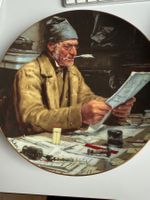Langenthal Teller Porzellan 1991 Der Gemeindeschreiber 23 cm