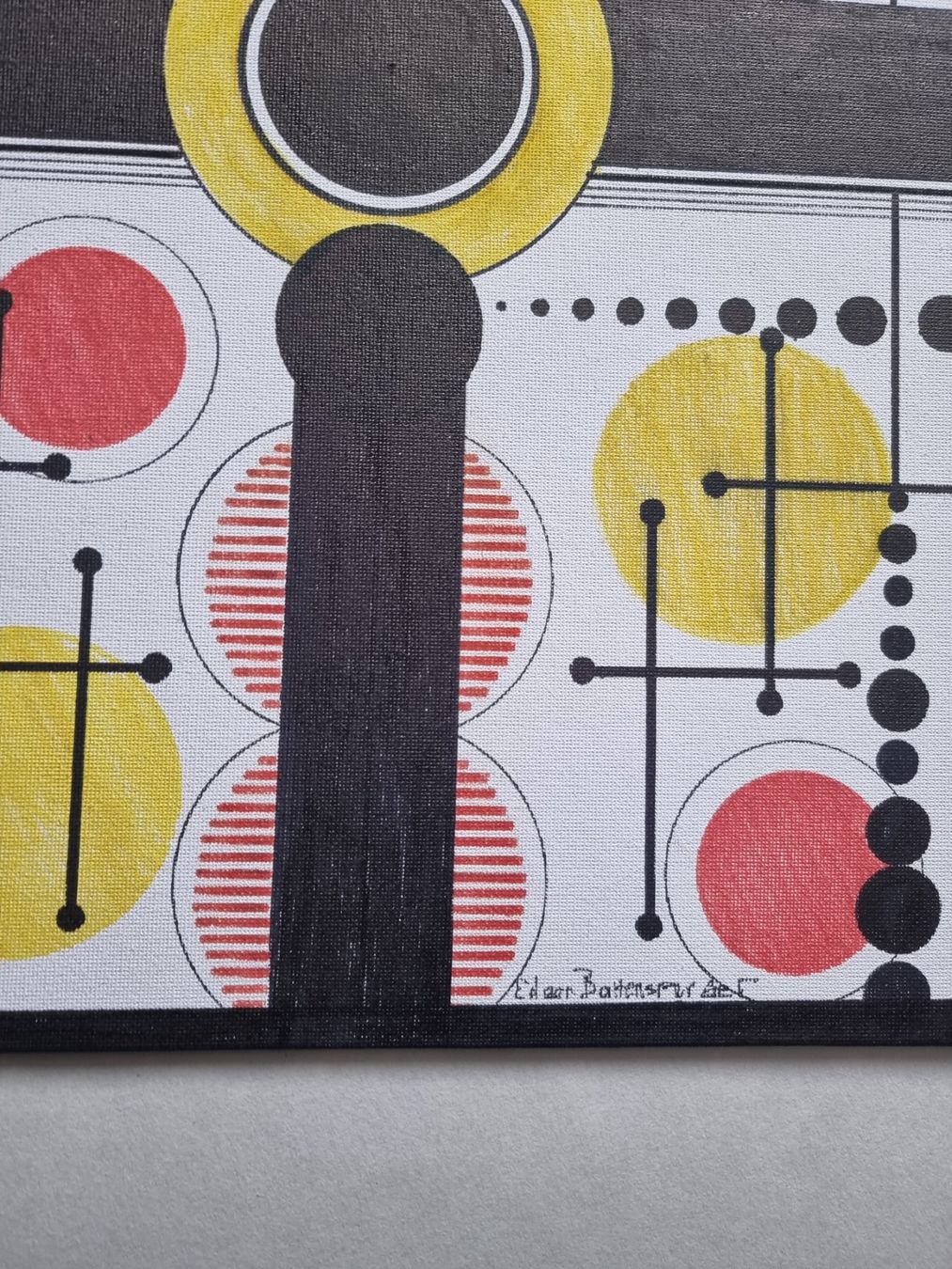 Dipinti: EDGAR BALTENSPERGER ORIGINAL MISCHTECHNIK ACRYL SIGNIERT – Usato da Gersau venduto da grafik-kunst 4