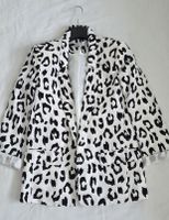 Modernen Damenblazer mit markantem Leopardenmuster 