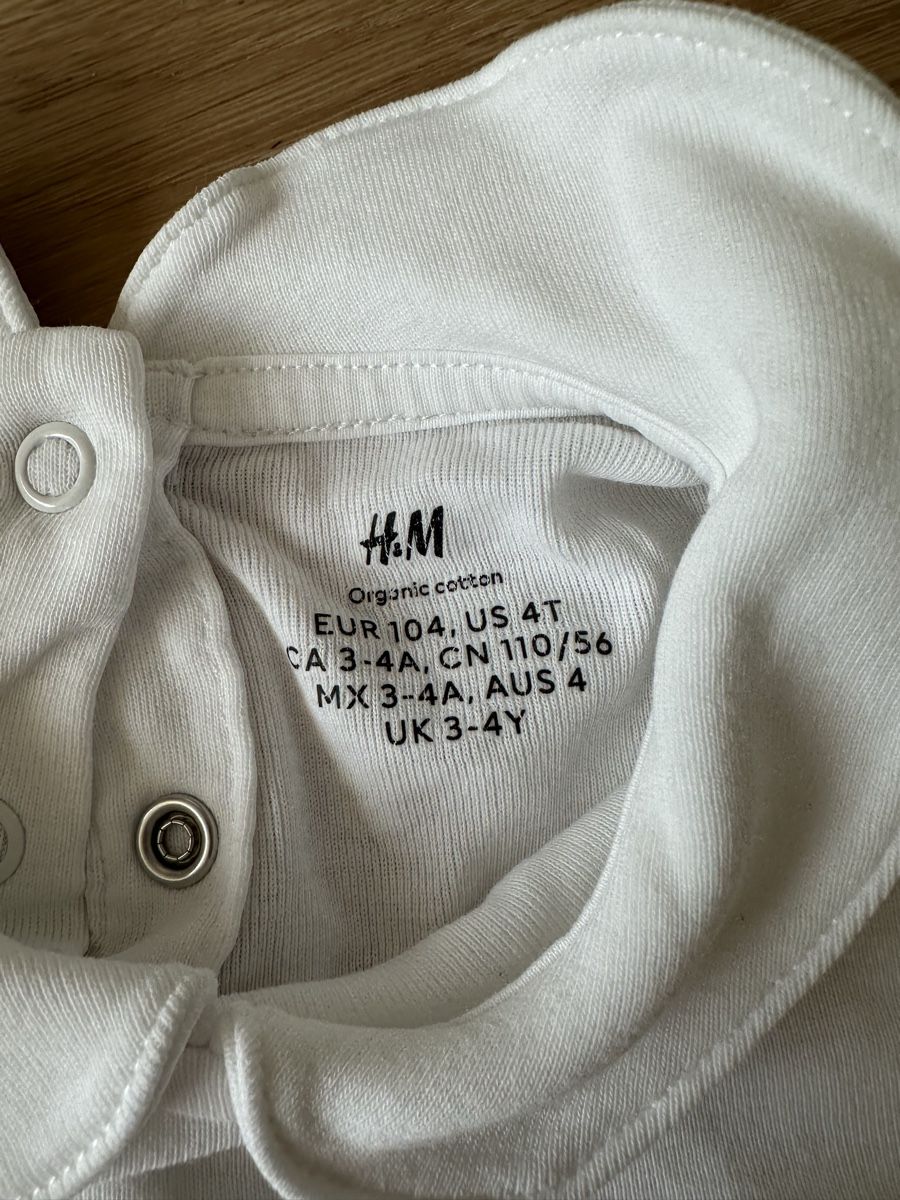 H&M Biancheria intima: NEUKurzarm Body mit Volants, Gr. 104 – Nuovo (secondo la descrizione) da Wädenswil venduto da Ktodat 1