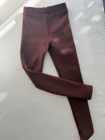 Oysho Insulated Brown Leggings