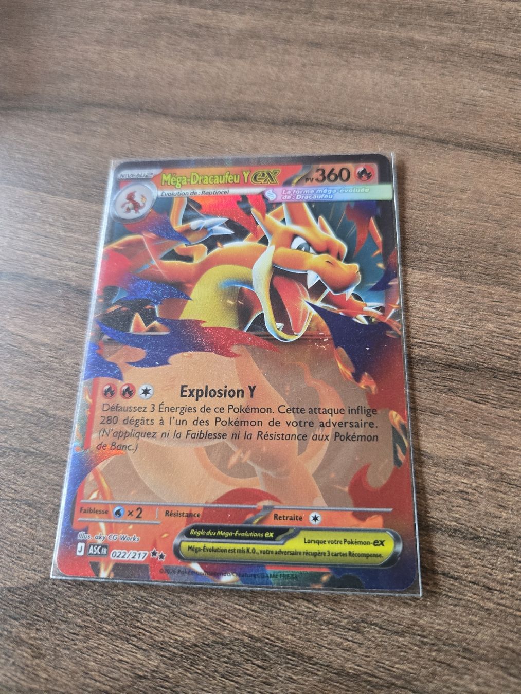 Pokémon Carte collezionabili: Héros Transcendent Méga-Dracaufeu Y EX 022/217 – Nuovo (secondo la descrizione) da Rossinière venduto da seb_68fd