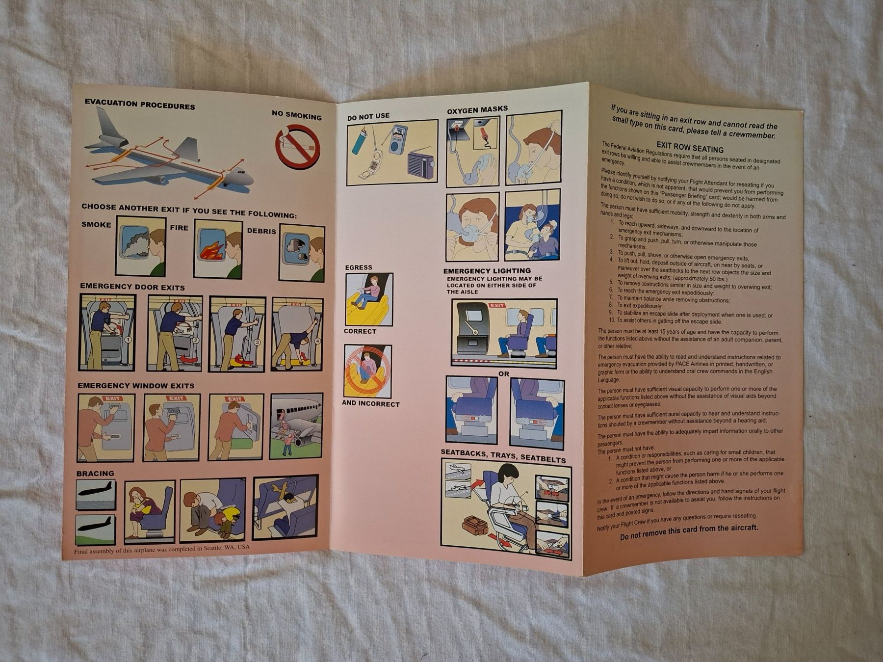 Spielzeuge: HOOTERS AIR SAFTEY CARD – Gebraucht aus Zug von Coffeeshop 1