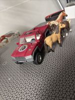 Spielzeugauto mit 3 Pferden guter Zustand, Marke Schleich!!!