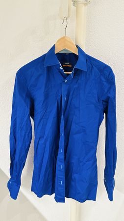 Eterna Hemd, Grösse 39, Slim Fit, blau, Top Zustand!