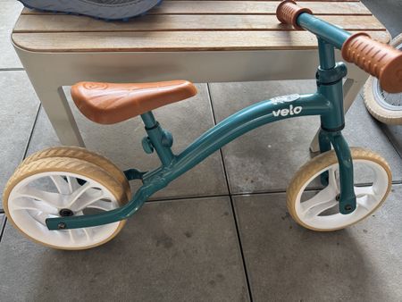 Velo Balance Bike Teal/Brown Seat - Great for Toddlers! 52 c