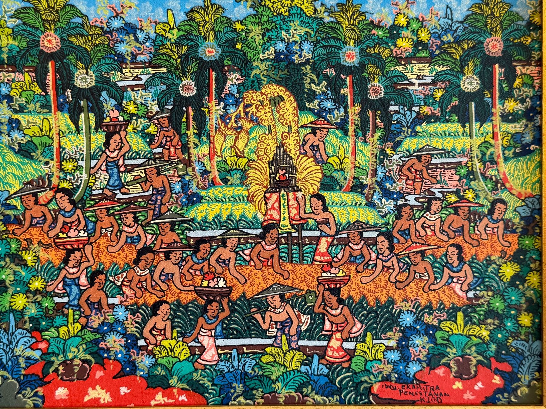 Dipinti: I W. Ekaputra UBUD BALI Gemälde – Usato da Basel venduto da PAUL_ART 1