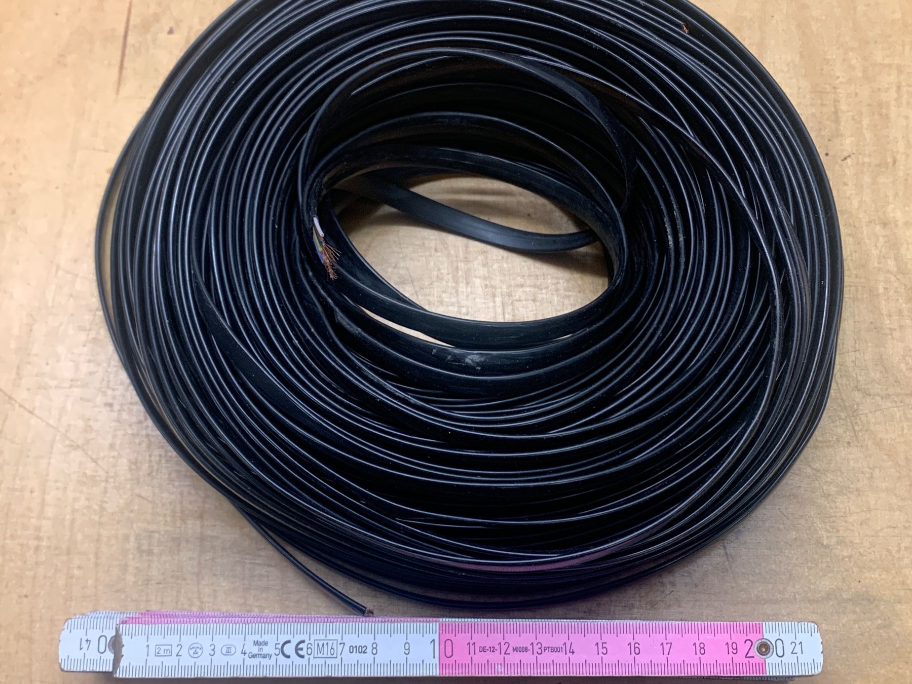 Câbles: Kabel 7-adrig schwarz auf Rolle ca. 50m,  neu – Neuf (Voir description) à Wildegg par Elefant42 1