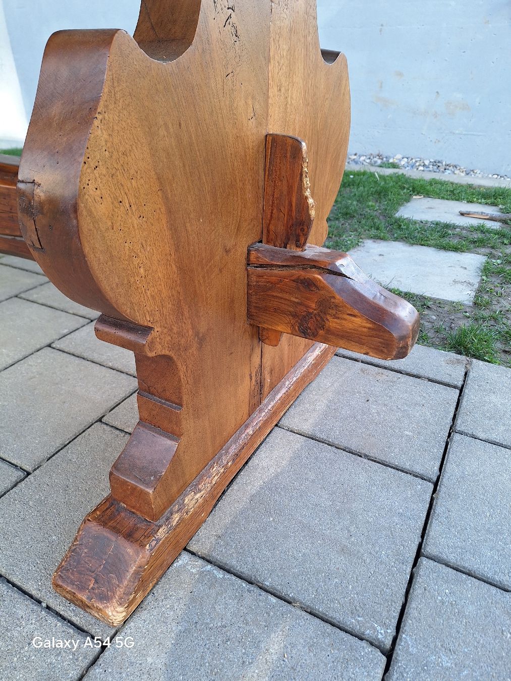 Eichholtz Tavoli: Antik Klostertish/Essentisch/ Schreibtisch /Eicheholz 19Jh – Usato da Fahrweid venduto da SMILE.5 4
