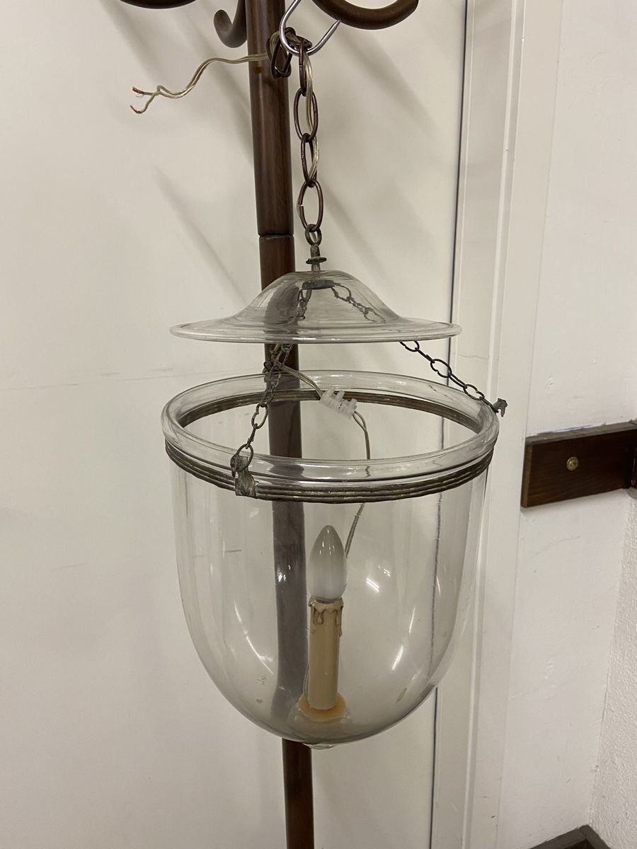 Kronleuchter & Deckenlampen: Antike Kolonial Glas Hängelampe, – Gebraucht aus Dietikon von brocki-eyra 4
