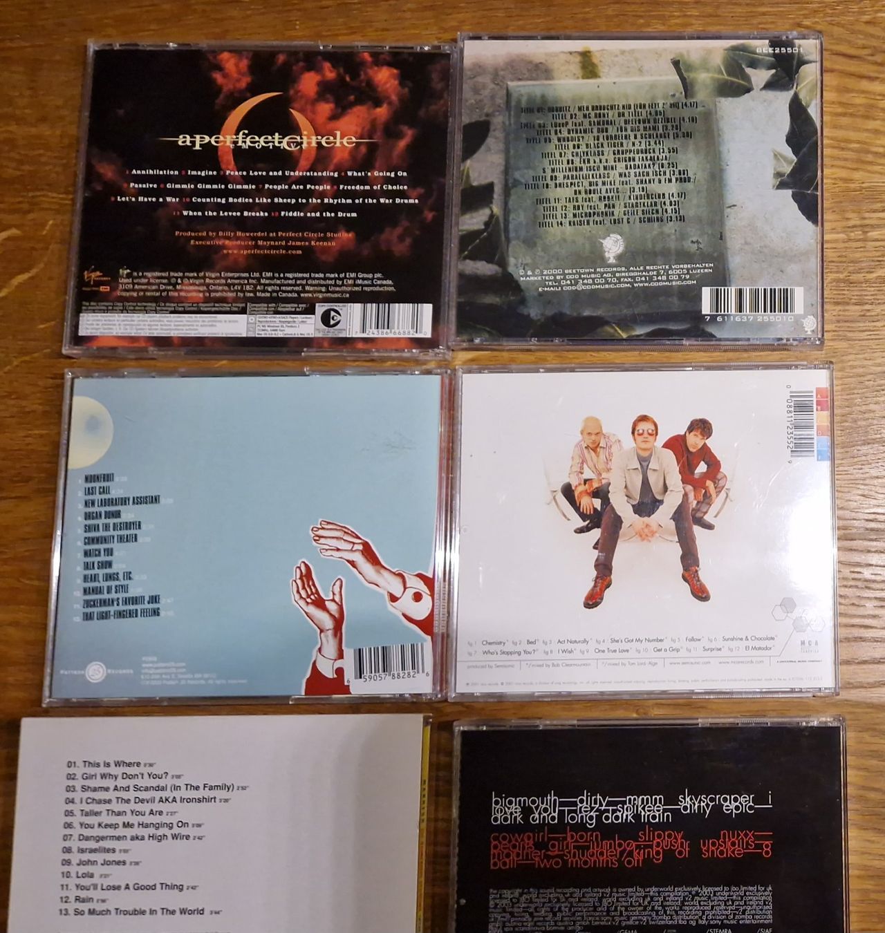 CDs: CDs: A Perfect Circle, Madness, Underworld, Sushirobo, Ozma – Gebraucht aus Wettingen von brownie14 4