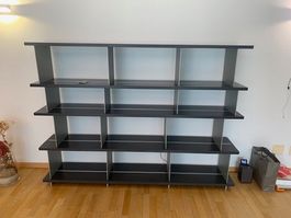 Designerregal Länge 200cm Tiefe 36cm Höhe 148cm