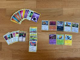 Pokémon Sammelkarten Konvolut à 40 Karten inkl. Holo und ⭐️