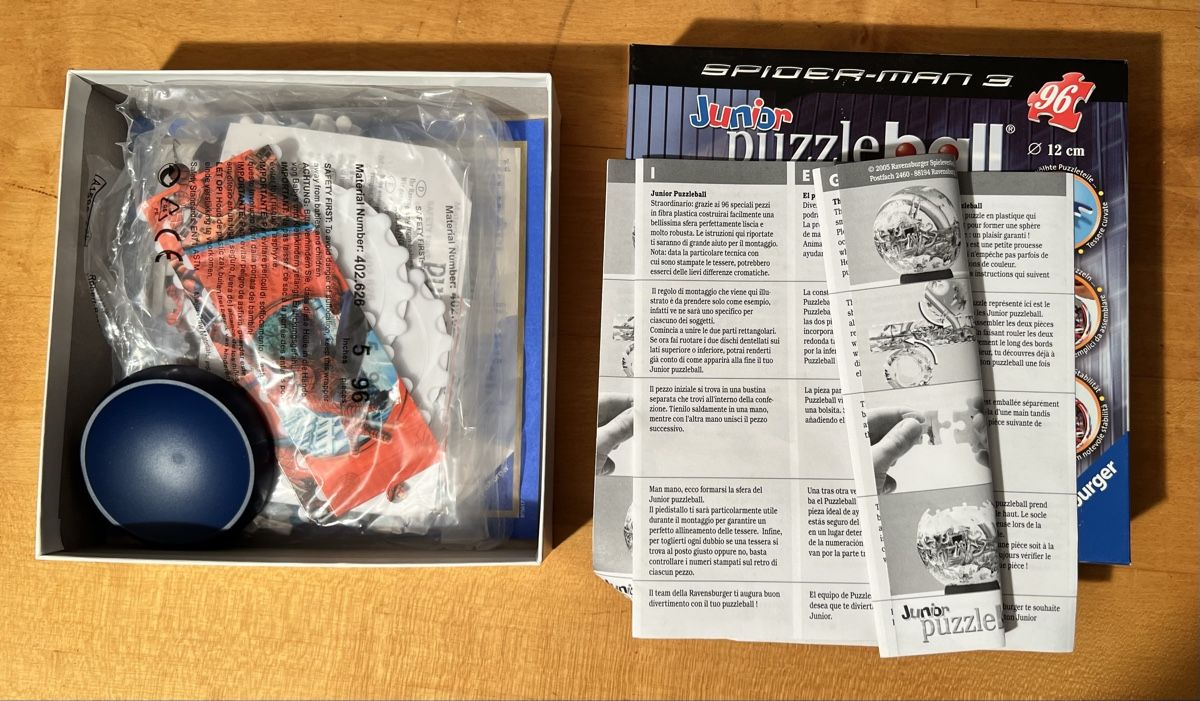 Ravensburger Puzzles: Ravensburger Junior Puzzleball - Spider-Man 3, 96 Teile – Gebraucht aus Münsingen von RARIFY 1