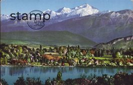 1967 AK Lac de Genève _ Le Mont-Blanc