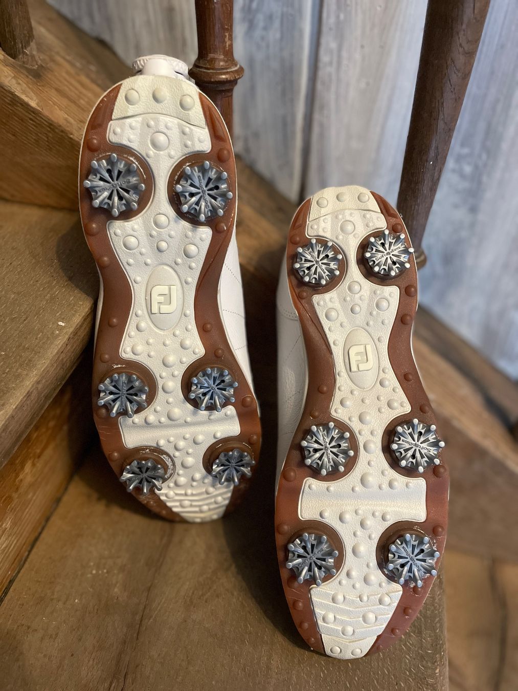 Scarpe da donna: FootJoy Damen Golfschuhe, mit Softspikes, Gr. 40.5 – Usato da Baar venduto da koala9 7