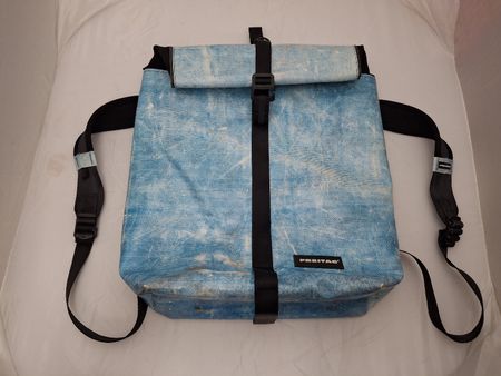 Freitag Rucksack Clapton blau, guter Zustand