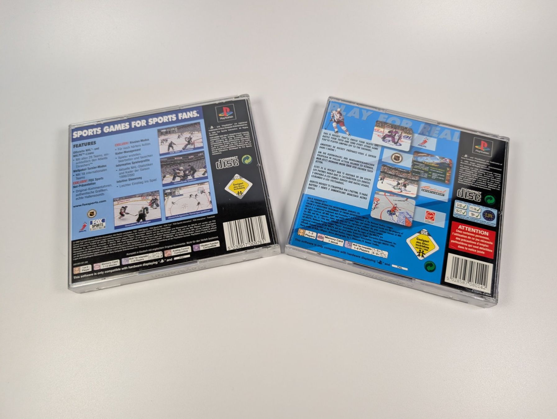 Sony Giochi: NHL 2000 & NHL Powerplay - PS1 - Playstation – Usato da Ostermundigen venduto da TradeLab 2