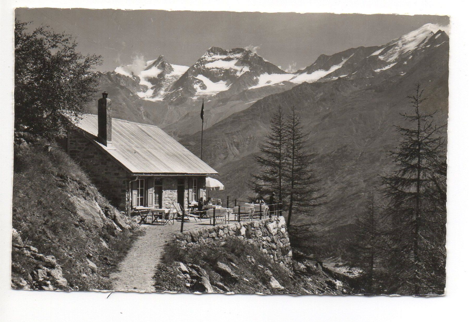 Cartoline postali: SAAS-FEE Café Restaurant Gletschergrotte – Nuovo (secondo la descrizione) da Jona venduto da philajona