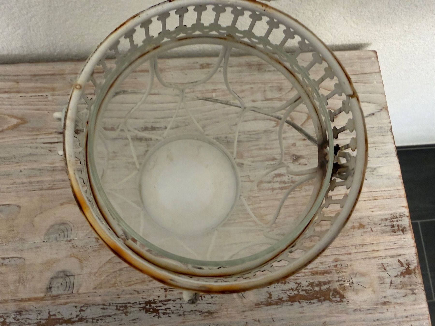 Lanterne: Laterne aus Metall im Shabby Chic Look – Usato da Wolfwil venduto da Inseider12 4
