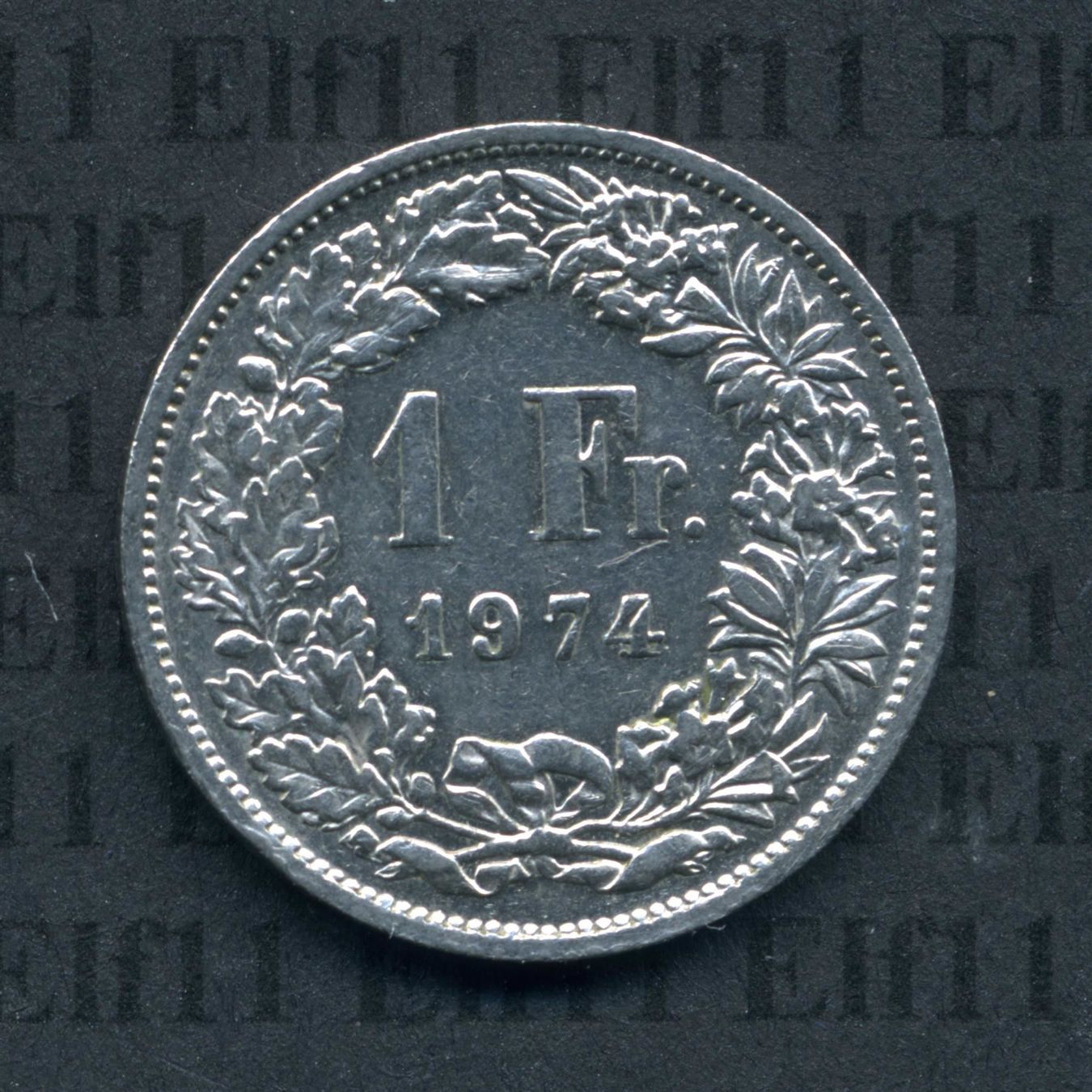Tutti le monete: CHF___1.00 1974 -vz 1 Franken – Usato da Widnau venduto da Elf11