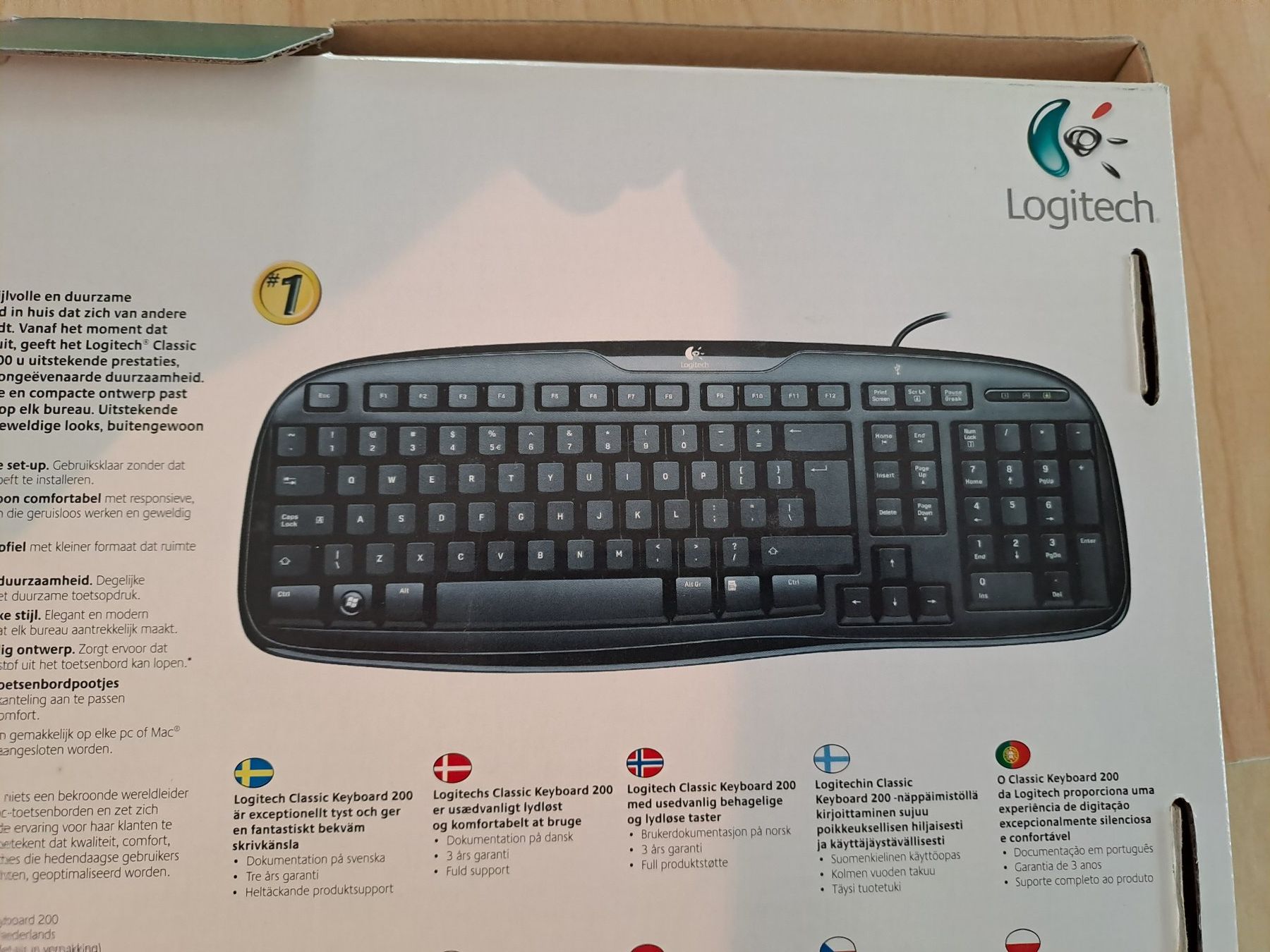 Logitech Tastaturen: Logitech Classic Keyboard 200 wenig gebraucht – Gebraucht aus Glashütten von Schwebefisch 4