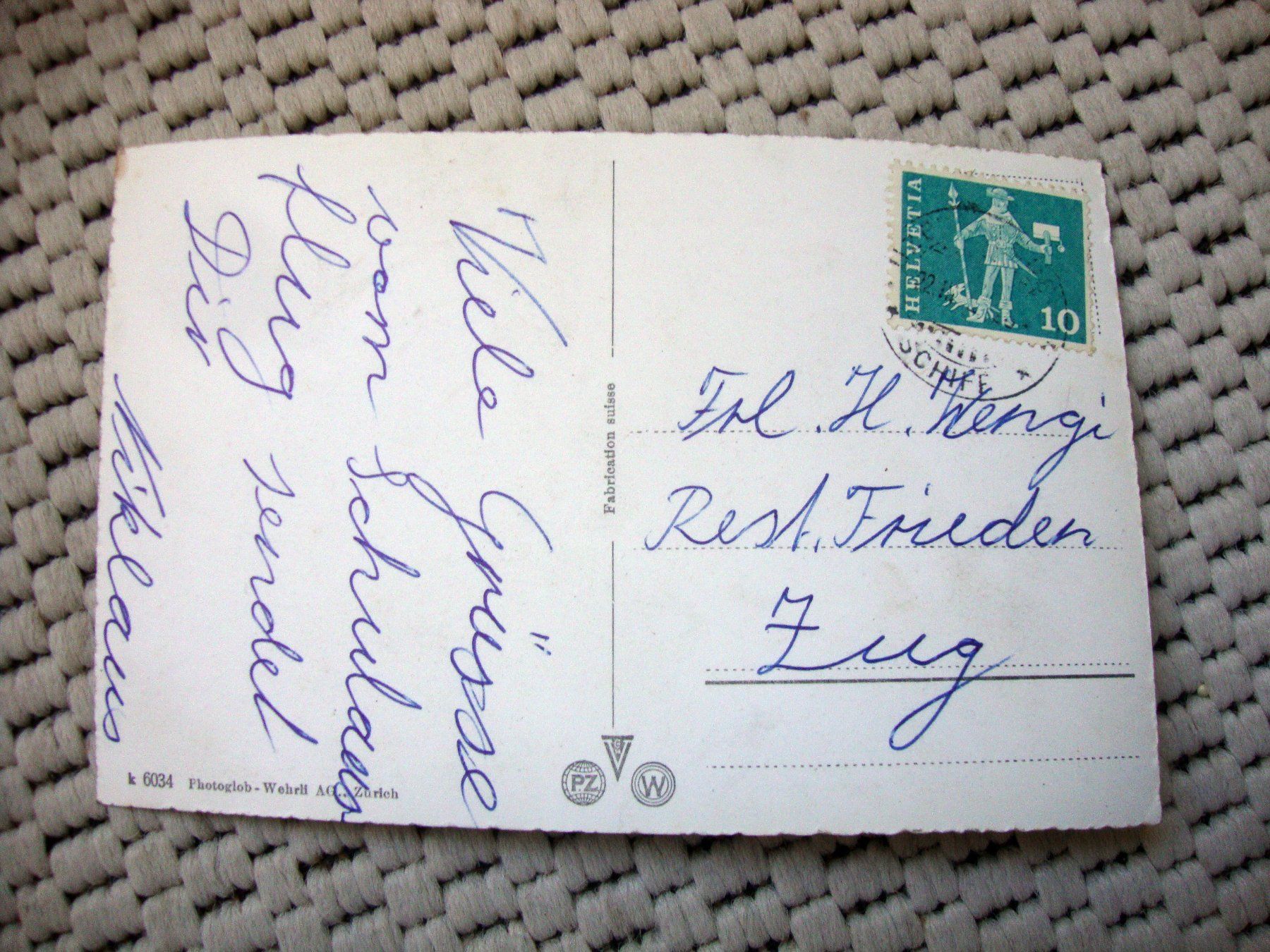 Cartoline postali: Rigi Kulm Panorame Ansichtskarte – Usato da Döttingen venduto da Kubuli1 1
