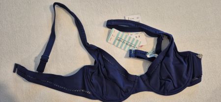 Bikini Maison Lejaby bleu 2D SMALL neuf