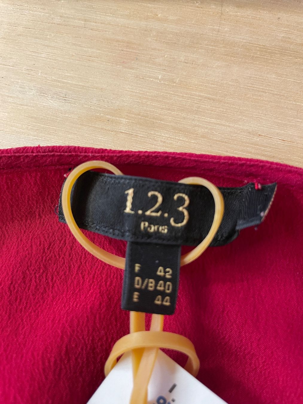 Blusen: 1.2.3 Blouse rouge – Gebraucht aus Lausanne von PlusValue_Lausanne 2