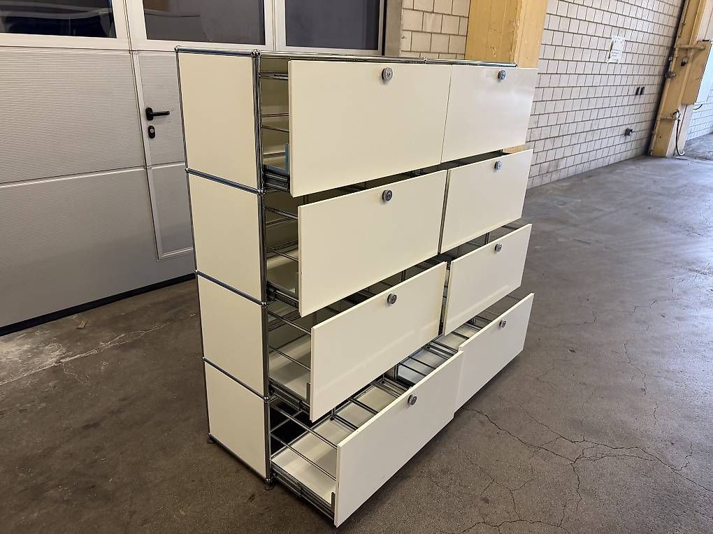 USM Regale: USM Haller Sideboard Reinweiss 2X4 – Gebraucht aus Dietikon von Kumar_Occasionen 3