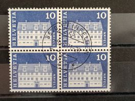1968 Freuler Palast Näfels Viererblock Vollstempel