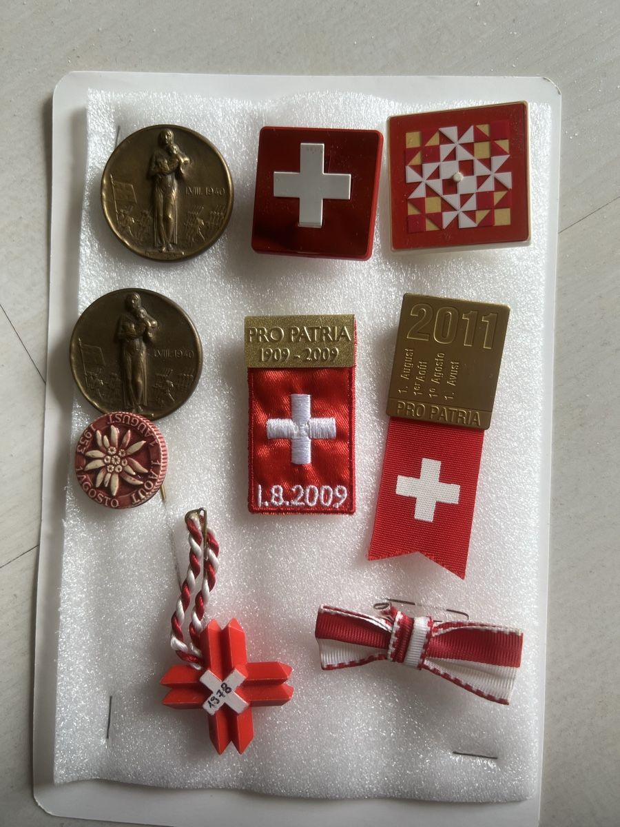 Medaglie: 1. August / Pro Patria – Usato da Kriens venduto da Renggi70