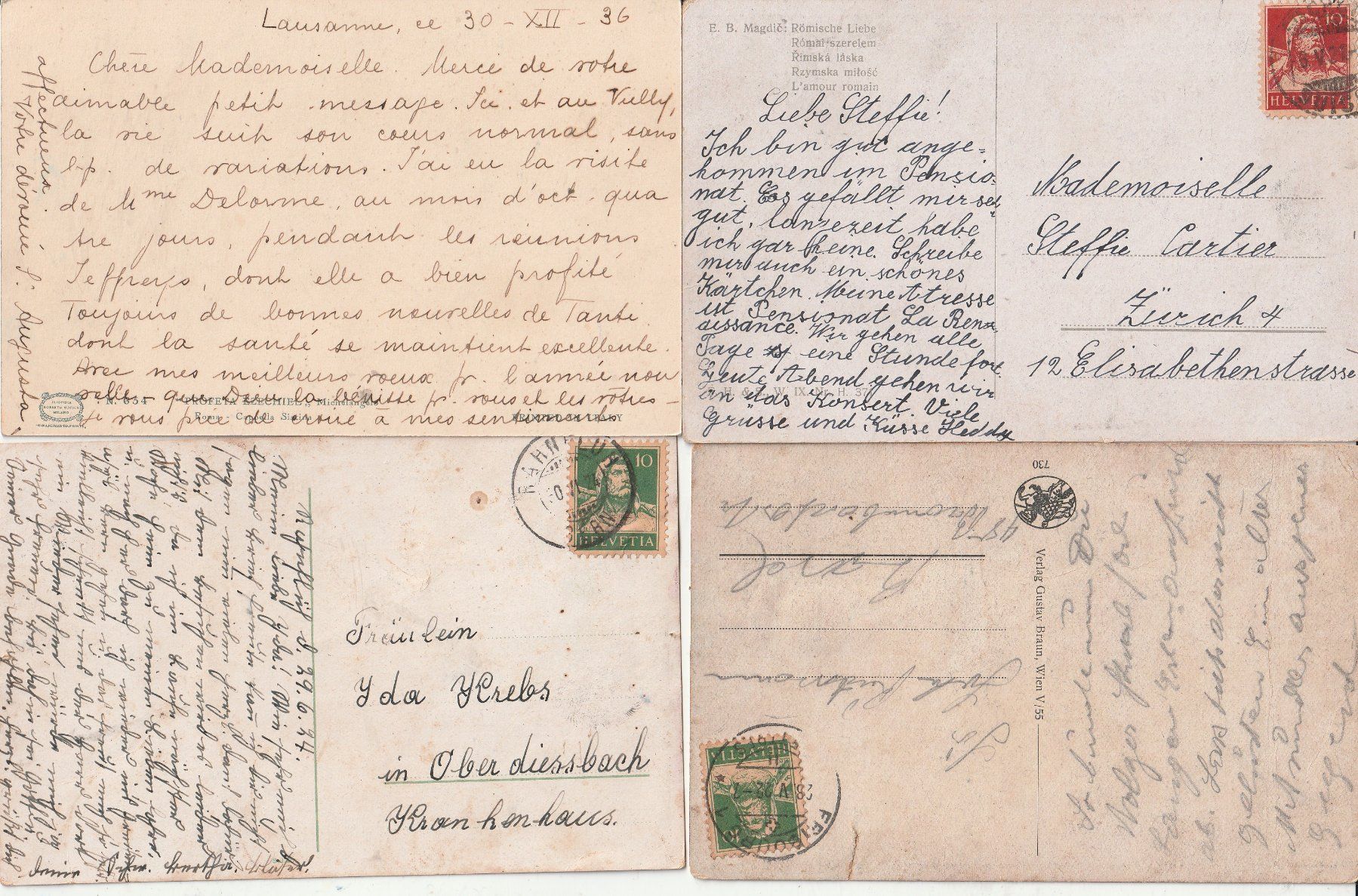 Cartes postales: 20 Karten Kunst - Diverses – D'occasion à Lumbrein par made02 7