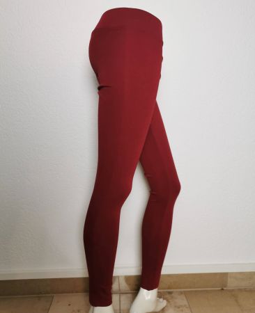 Bordeaux Leggings Rot - S