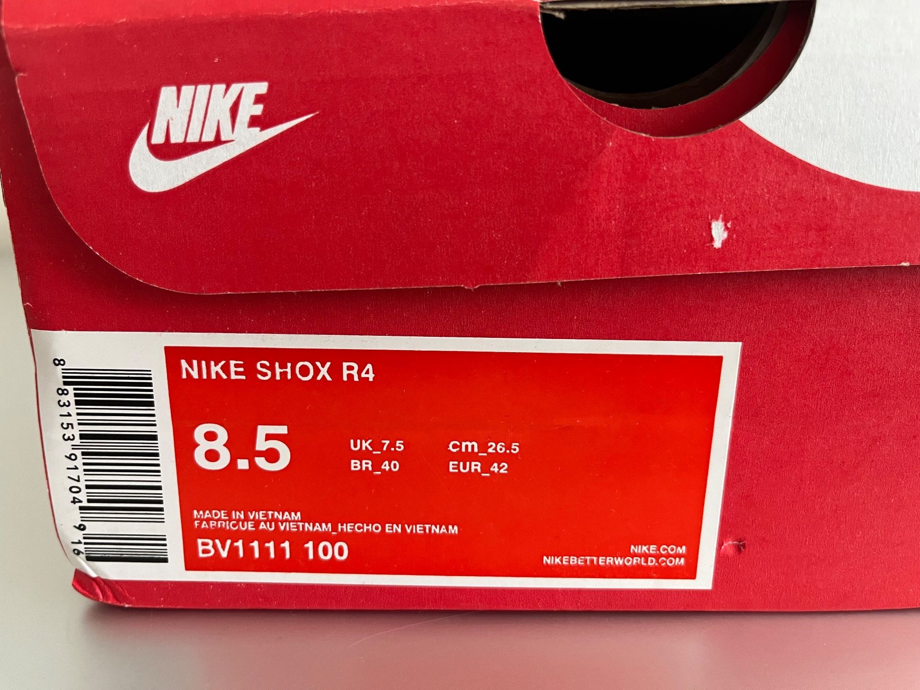 Nike Scarpe da uomo: Nike Shox rot – Usato da St. Gallen venduto da Nickat 3