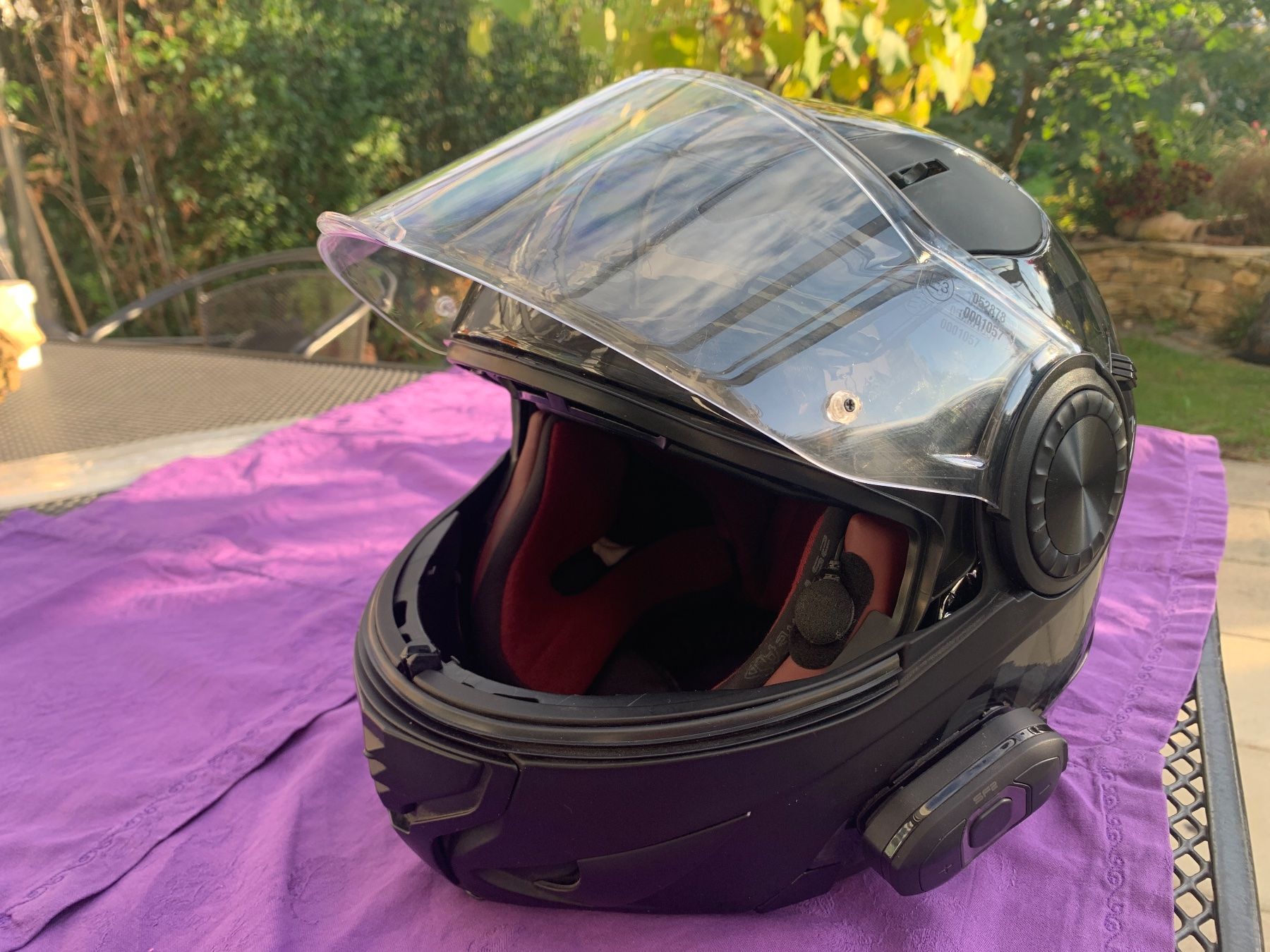Caschi & visiere: Motorradhelm Vortex Carbon ECER22-05 Grösse L mit Com-system – Usato da Wetzikon ZH venduto da bluemli747 3