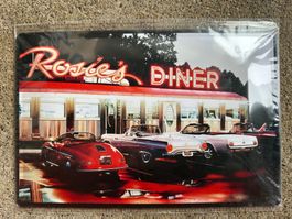 Rosies diner Porsche 356 ford thunderbird Mustang classic