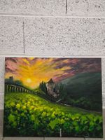 Coucher de soleil sur le château