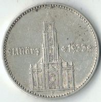 Münze Deutschland DR 3.Reich - 2 Reichsmark F 1934 - selten