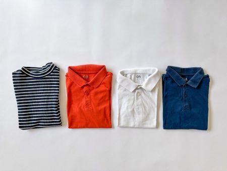 3x Kinder Poloshirt in Gr.134 (sowie 1x Shirt s.Oliver)
