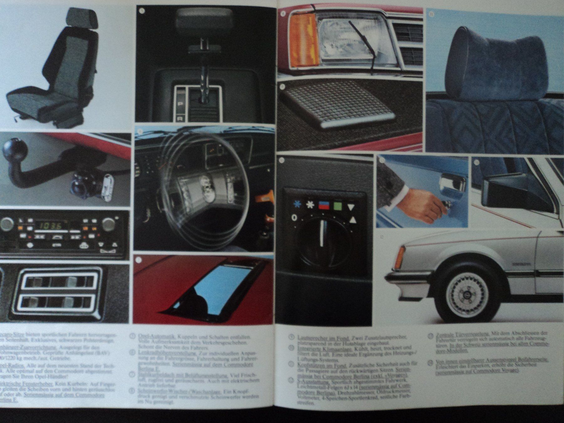 Opel Documenti: Prospekt Opel Commodore C 1981 – Usato da Schwarzenburg venduto da modelCARama 6
