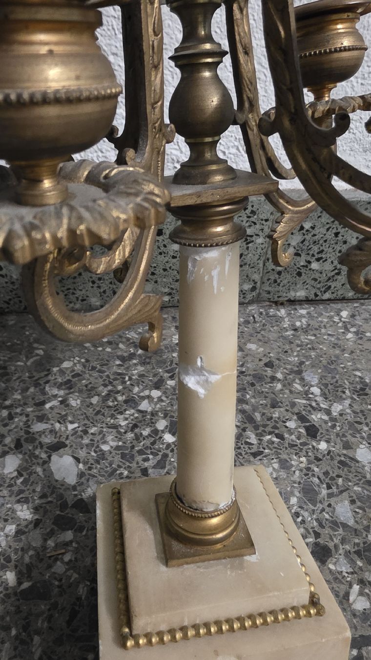 Kerzenständer: Kerzenständer mit Marmorsockel 5-flammig – Gebraucht aus Zürich von anna.caterina 2