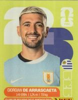 FIFA WORLD CUP 2026 Panini Sticker URU 11 G. DE ARRASCAETA