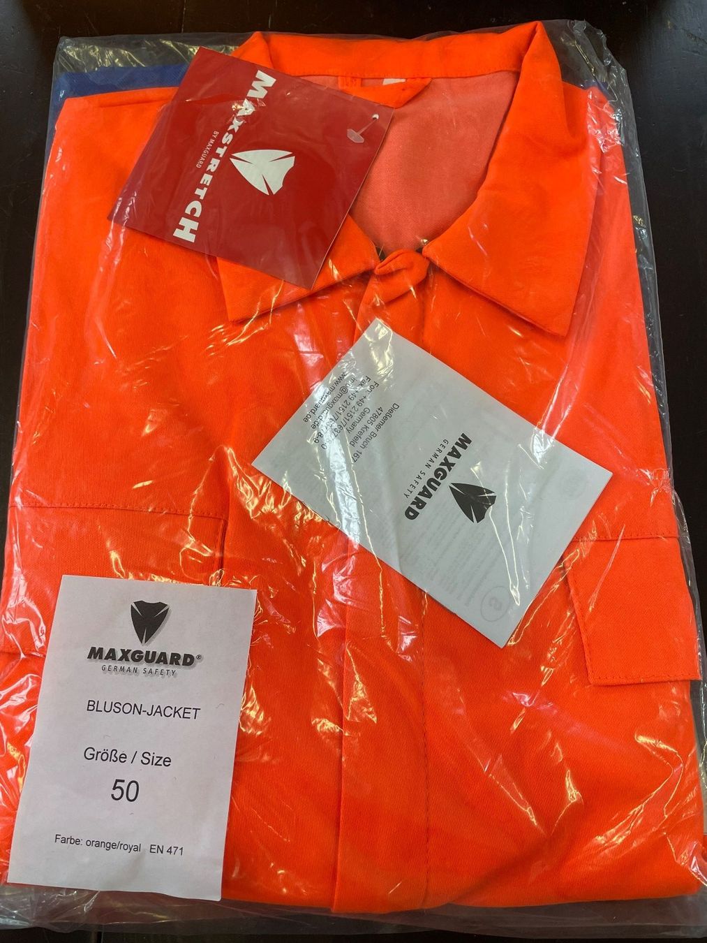 Giacche: Warnjacke Marke Maxguard/Gr. 50/Neu/OVP – Nuovo e nell'imballaggio originale da Volketswil venduto da rubin74