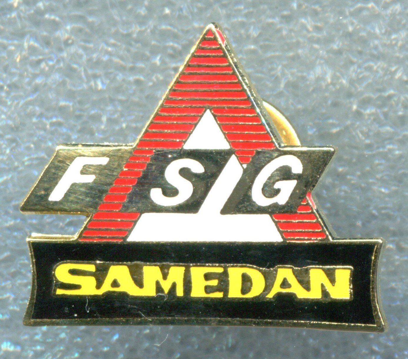 Placchette & Badge: FSG  SAMEDAN – Usato da Winterthur venduto da Sammleroase